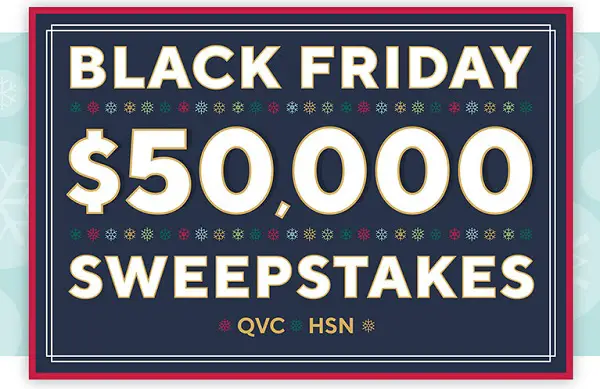 QVC Black Friday Sweepstakes