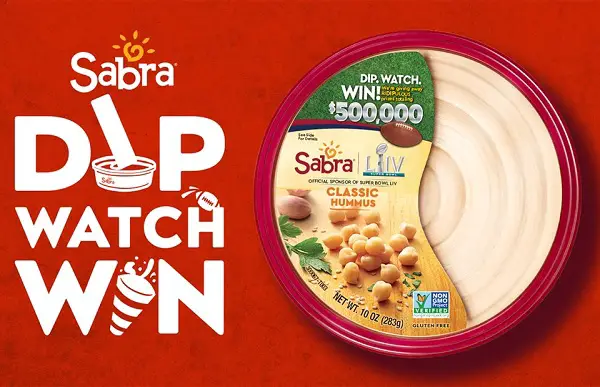 Sabra's Dip. Watch. Win Sweepstakes