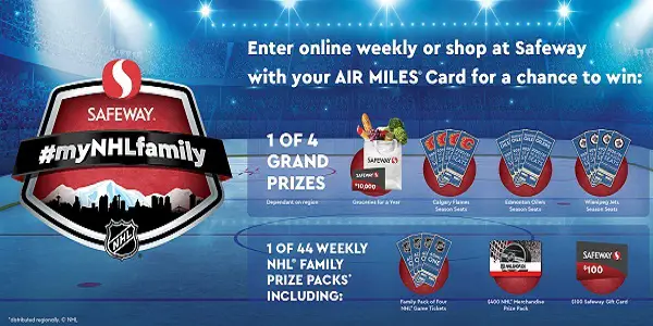 Safeway My NHL Family Contest: Win Over $77,000 in Prizes