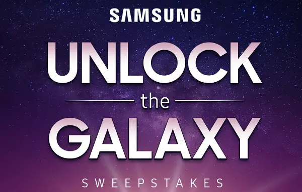 Samsung Unlock the Galaxy Sweepstakes