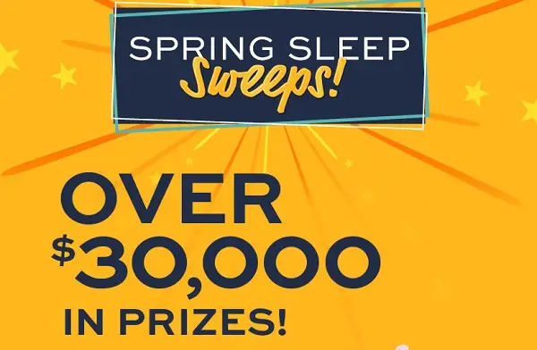 Slumberland Spring Sweepstakes: Win Premium Sleep Merchandise