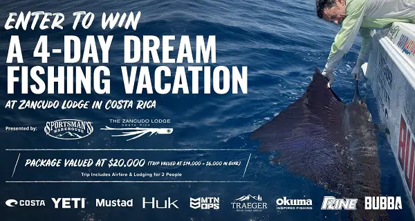 Zancudo Costa Rica Fishing Vacation Sweepstakes