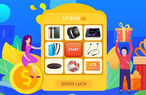 Tinkleo Regular Lucky Spin to Win Game