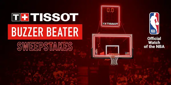 Tissot Buzzer Beater Sweepstakes: Win Over $8K in Prizes