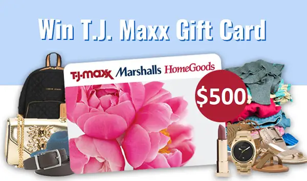 T.J.Maxx Holiday Sweepstakes