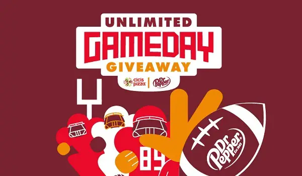 Dr Pepper and Cicis Unlimited Game Day Giveaway: Win Over $10,000 in Prizes