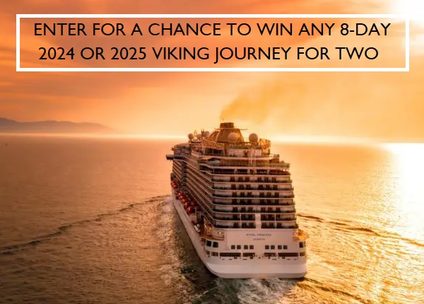 Viking Cruises Sweepstakes: Win A 8-day Cruise Vacation