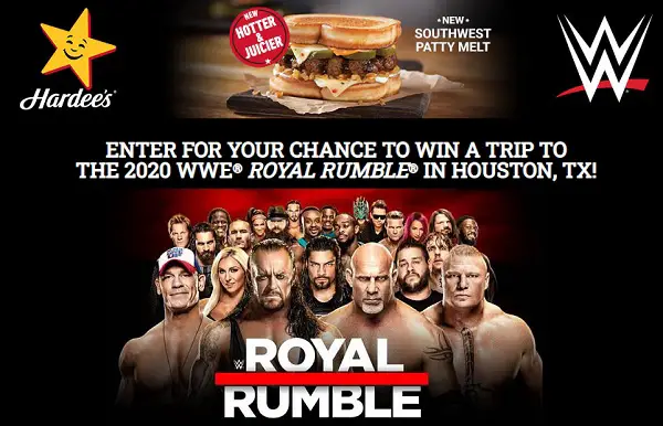 WWE Hardee’s Sweepstakes