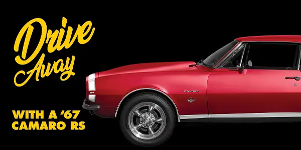 Advance Auto Parts Camaro Sweepstakes 2019