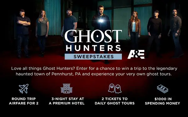 Ghost Hunters Sweepstakes 2019