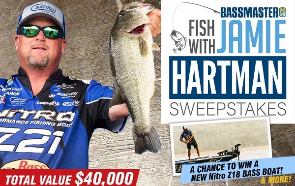 Bassmaster Sweepstakes 2019: Win Fishing Trip With Jamie Hartman
