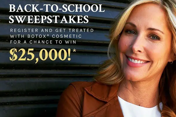 BOTOX Cosmetic Sweepstakes: Win Cash