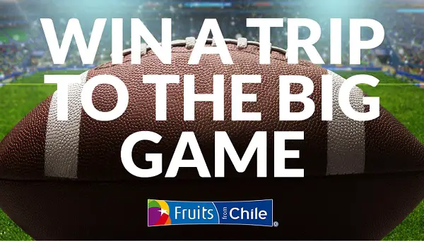 Chilean Fresh Fruit Super Bowl Sweepstakes