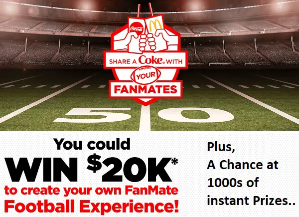 Coca-Cola McDonald’s Instant Win Game 2019