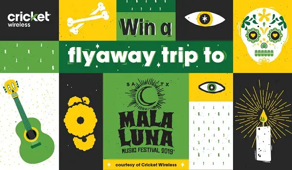 Cricket Wireless Mala Luna Music Festival 2019 Sweepstakes