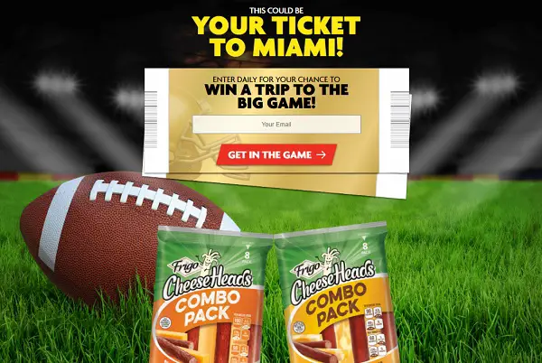 Frigo Cheese Heads Sweepstakes