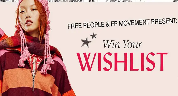 Free People’s Win Your Wishlist Giveaway: Win $1000 Gift Card (5 Winners)