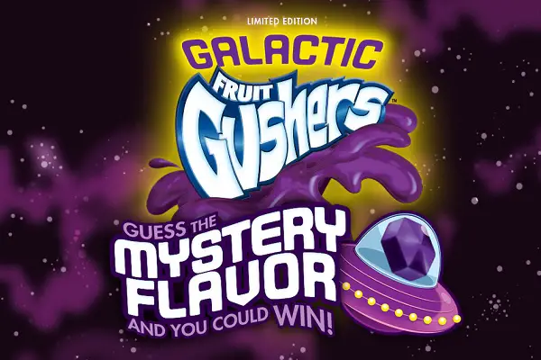 Galactic Gushers Mystery Flavor Instant Win Game