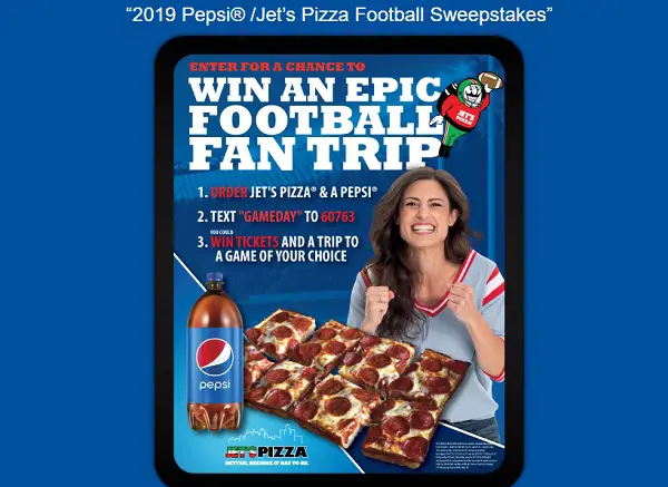 Pepsi Football Sweepstakes 2019