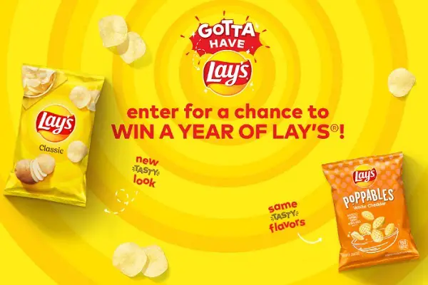 Gotta Have Lay’s Sweepstakes 2020: Win Free Lay’s for a Year!