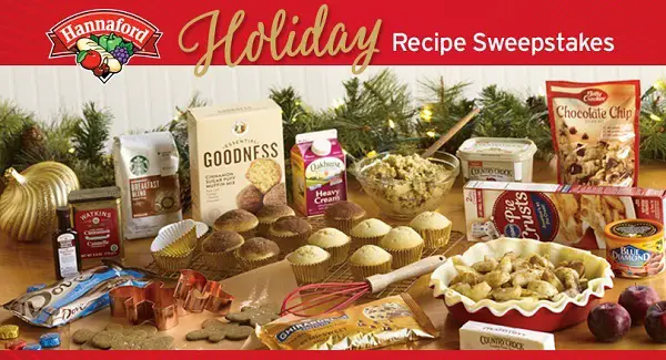 Hannaford Holiday Recipe Sweepstakes