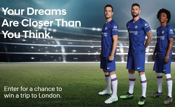 Hyundai Soccer in London Sweepstakes