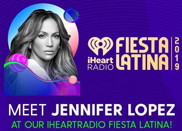 Meet and Greet Jennifer Lopez at iHeartRadio Fiesta Latina 2019