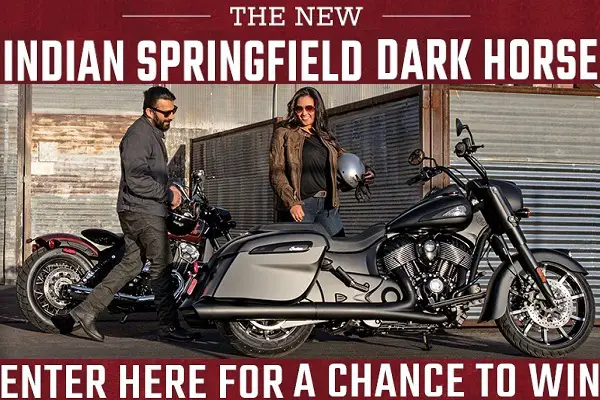 Indian Motorcycle Giveaway 2019