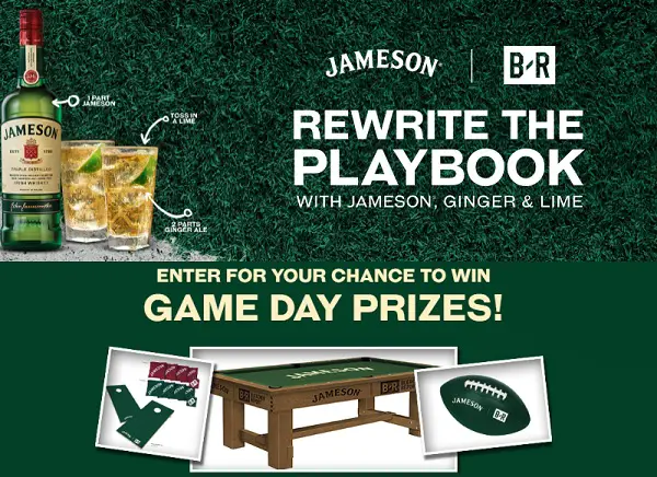 Jameson Game Day Sweepstakes 2021 (80+ Prizes)