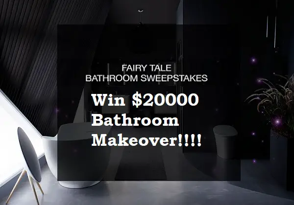 Kohler Fairytale Bathroom Makeover Sweepstakes 2019