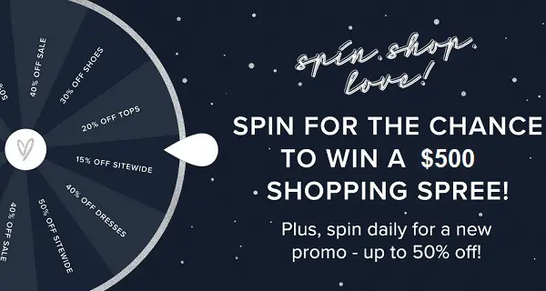 Lulus Summer Spin to Win Sweepstakes