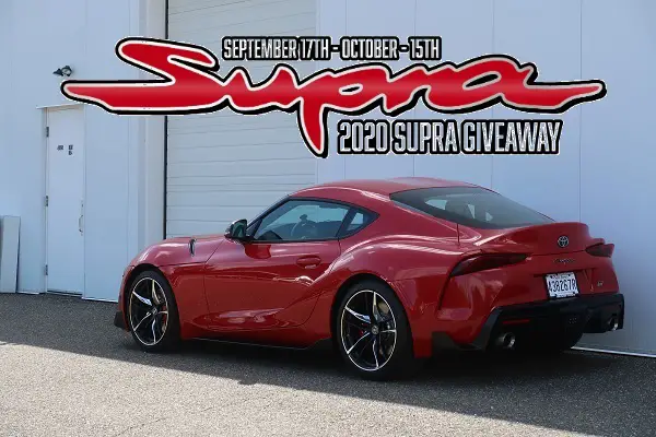 2020 Toyota Supra Sweepstakes