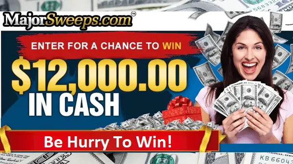 Major Sweeps Cash Sweepstakes 2020