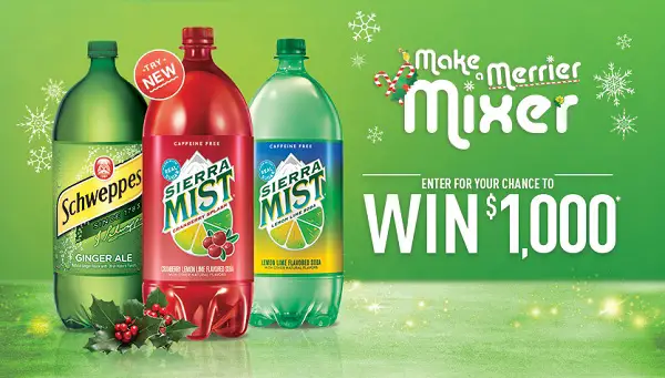 Merrier Mixer Sweepstakes: Win $1000 Cash