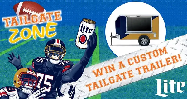 Miller Lite Tailgate Trailer Sweepstakes