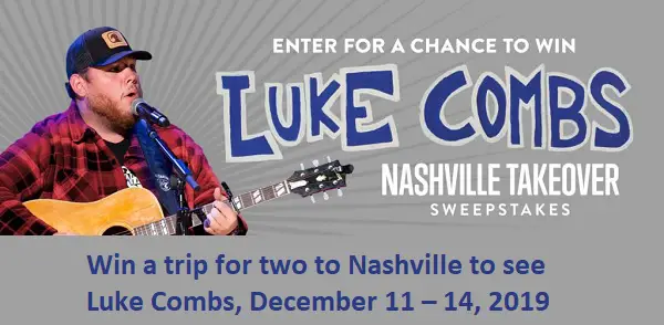 Grand Ole Opry Luke Combs Nashville Sweepstakes