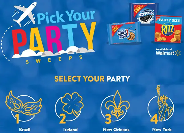 Walmart Pick Your Party Sweepstakes