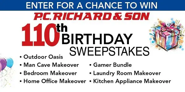 P.C. Richard & Son Birthday Sweepstakes