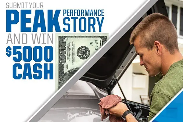 Peak Auto Cash Sweepstakes 2019