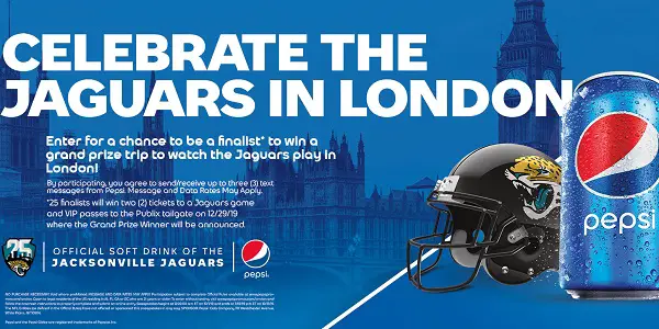 Pepsi Publix Sweepstakes 2019: Win A Trip To London