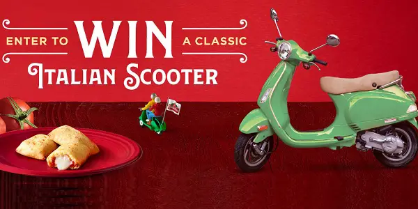 Del Monte Contadina Pizzettas Sweepstakes: Win a Vespa Scooter