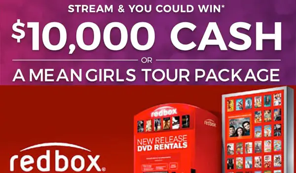 Redbox $10,000 Cash Sweepstakes