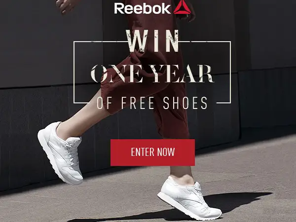 Reebok Free Sneakers Giveaway 2019
