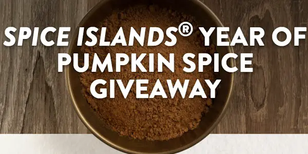 Spice Islands Year of Pumpkin Spice Giveaway