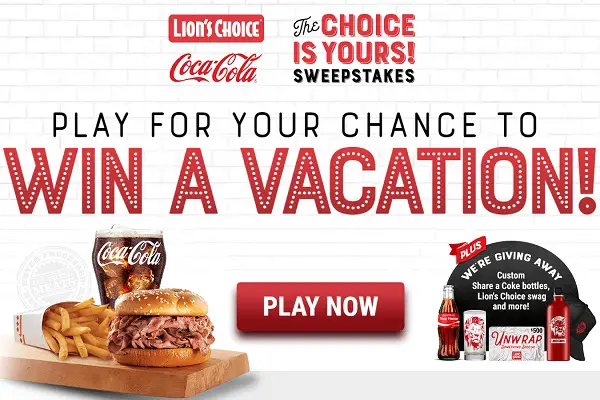 Lion's The Choice is Yours IWG and Sweepstakes