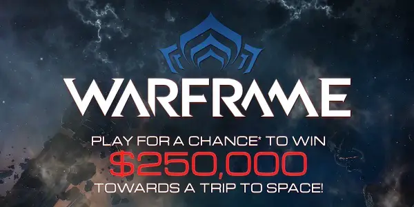 Warframe Space Ninja Sweepstakes