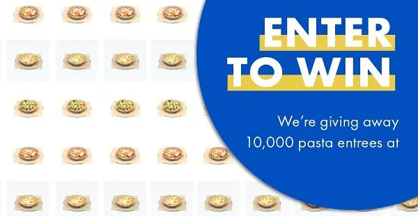 Your Pie 10,000 Pasta Entrees Giveaway