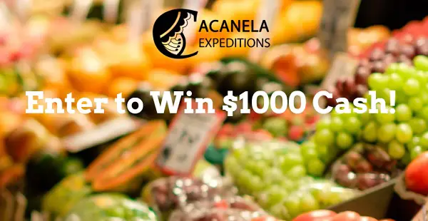 Acanela $1000 Cash Giveaway