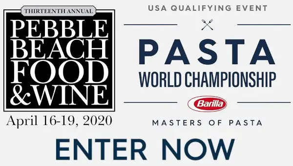Barilla Pasta World Championship Sweepstakes 2020