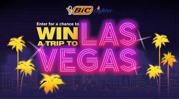 BIC Lighter Trip to Vegas Sweepstakes